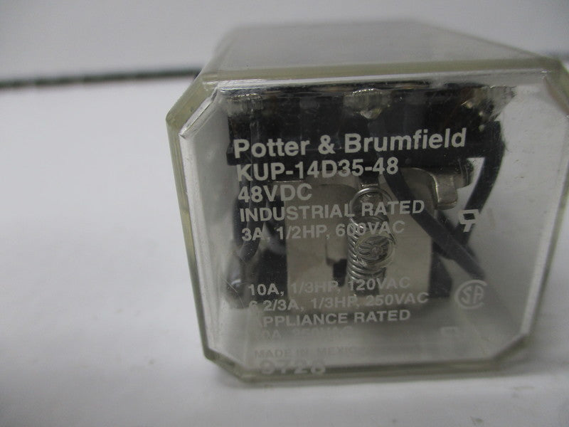 POTTER & BRUMFIELD KUP-14D35-48 48VDC UNMP