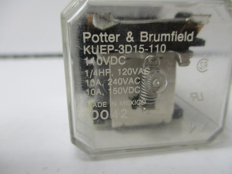 POTTER & BRUMFIELD KUEP-3D15-110 110V UNMP