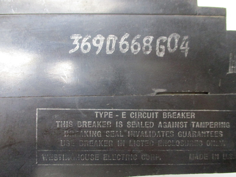 WESTINGHOUSE 369D668G04 UNMP