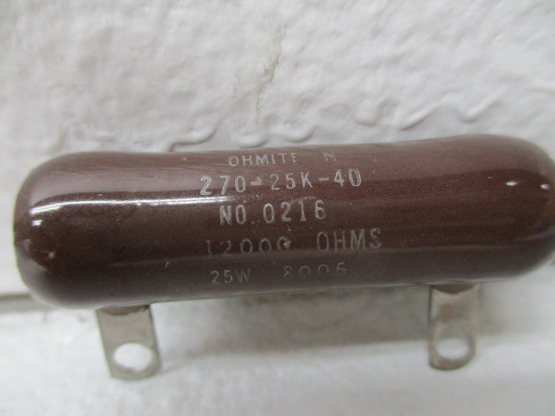OHMITE 270-25K-40 0216 UNMP