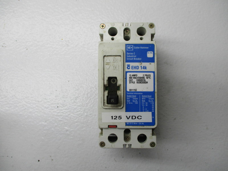 CUTLER HAMMER EHD2015L UNMP