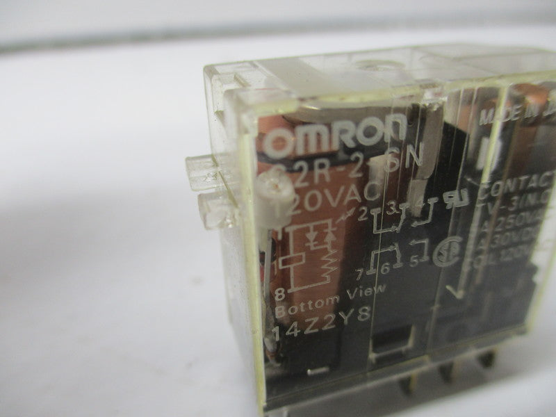 OMRON G2R-2-SN 120VAC UNMP