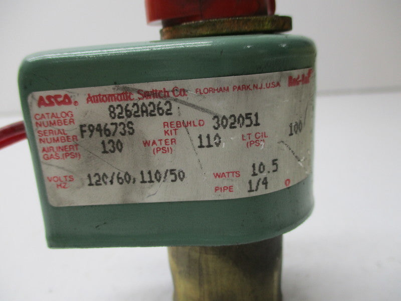 ASCO 8262A262 110/120V UNMP