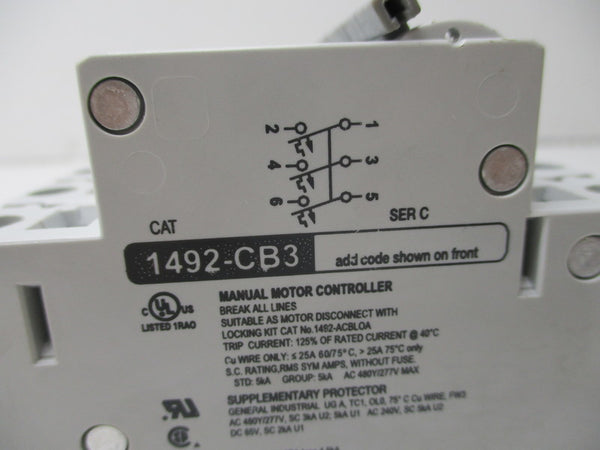 ALLEN BRADLEY 1492-CB3G050 SER. C NSNP