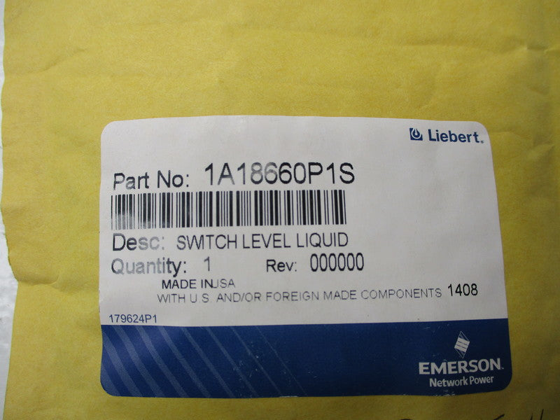EMERSON 1A18660P1S NSFS