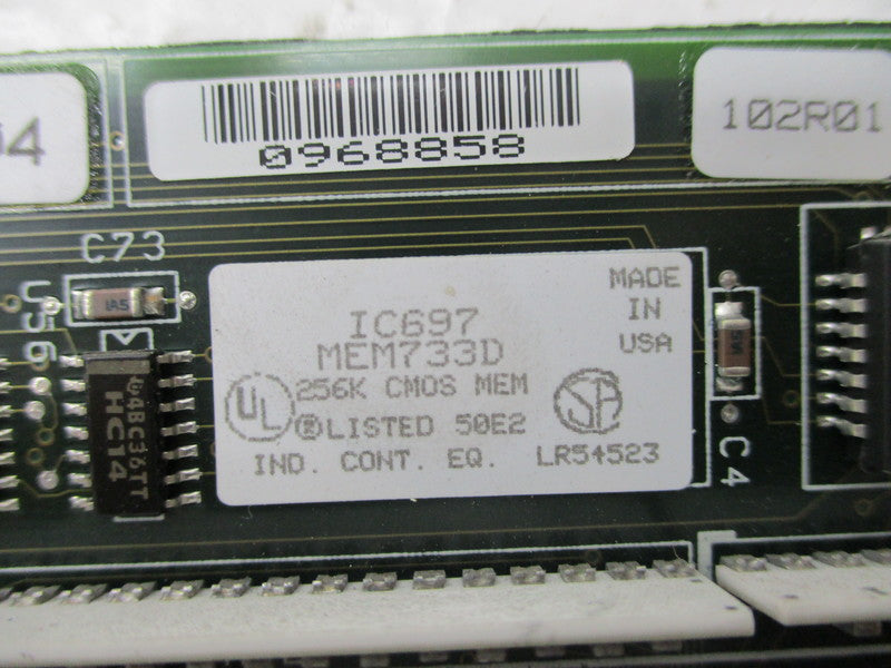 GE FANUC IC697MEM733D NSNP