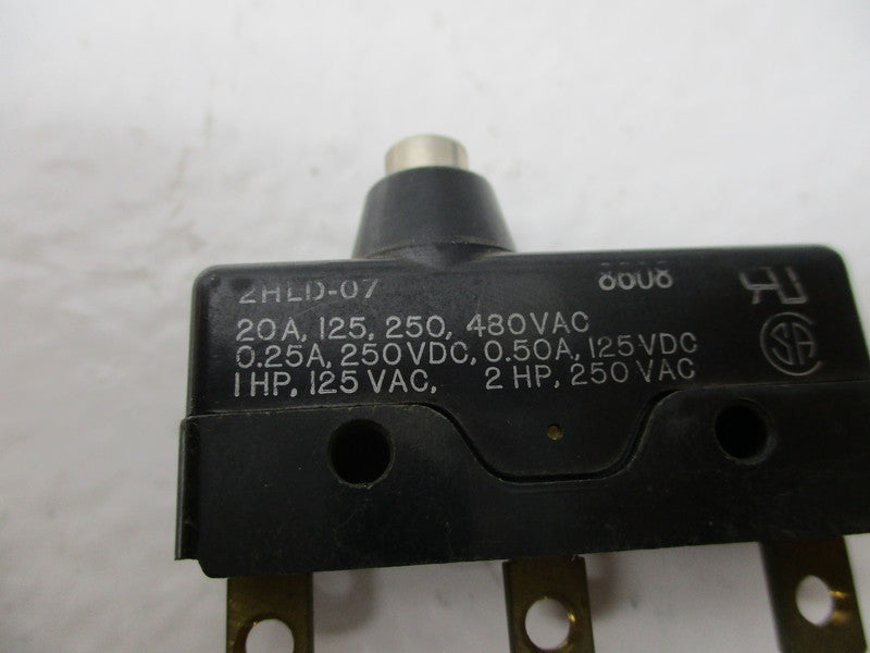 MICRO SWITCH 2HLD-07 UNMP