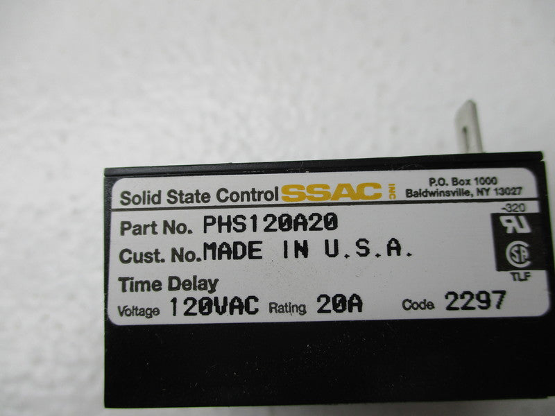 SSAC PHS120A20 120VAC 20A UNMP