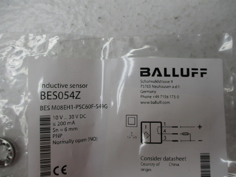 BALLUFF BESM08EH1-PSC60F-S49G NSMP