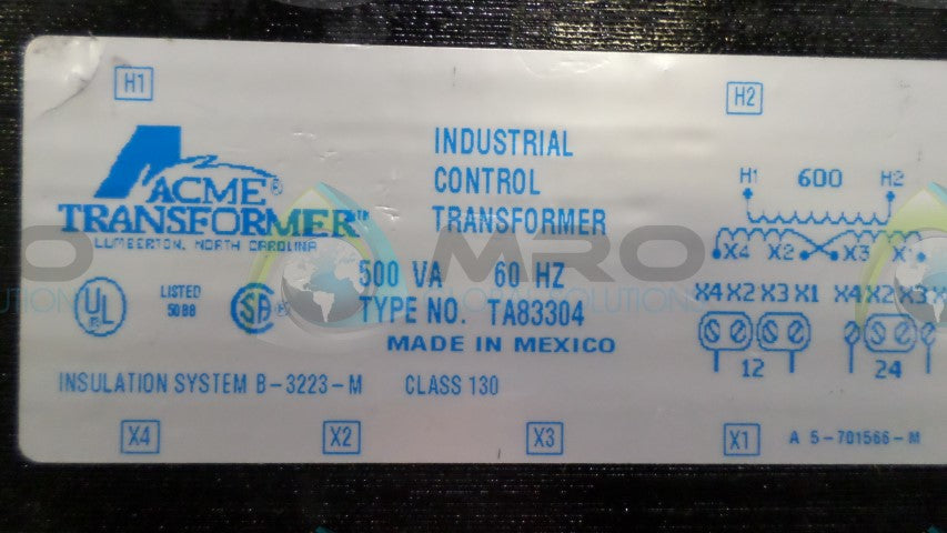 ACME TA83304 TRANSFORMER *NEW NO BOX*