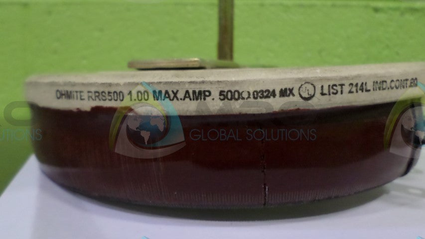 OHMITE RRS500 RHEOSTAT WIREWOUND *USED*