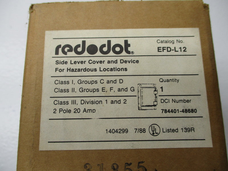 RED DOT EFD-L12 NSFS