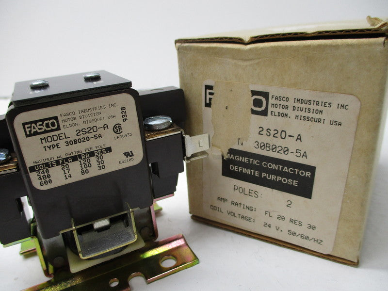 FASCO 2S20-A 30B020-5A 24V, NSMP