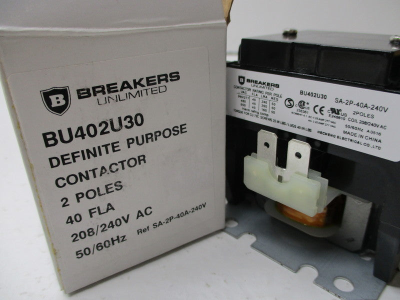 BREAKERS UNLIMITED BU402U30 208/240VAC NSMP
