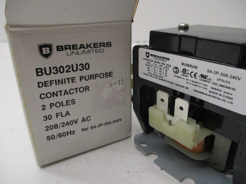 BREAKERS UNLIMITED BU302U30 208/240V NSMP