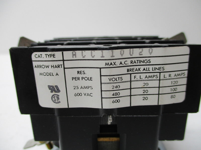 ARROW HART ACC110U20 240/600VAC NSNP