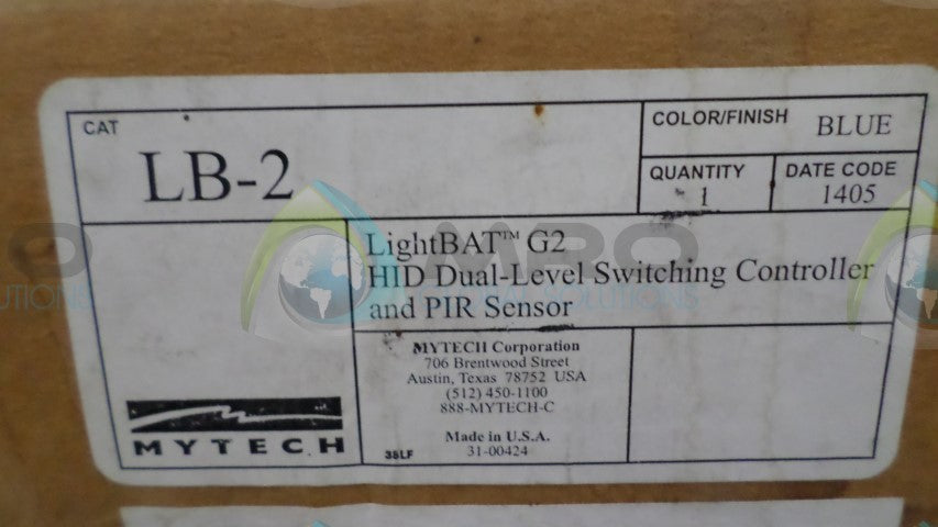 MYTECH LB-2 SWITCHING CONTROLLER AND PIR SENSOR *NEW NO BOX*