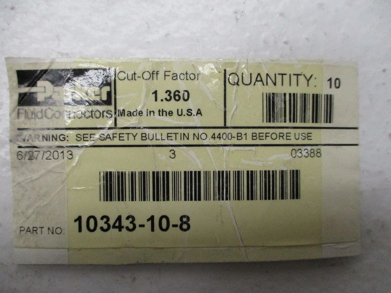PARKER 10343-10-8 NSNP
