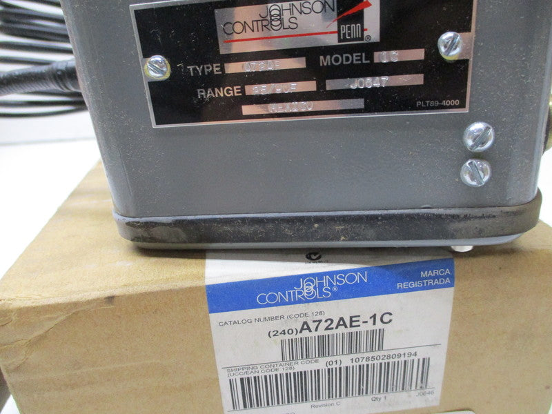 JOHNSON CONTROLS COOLING TOWER TEMP. CONTROL A72AE-1C *NEW IN BOX*