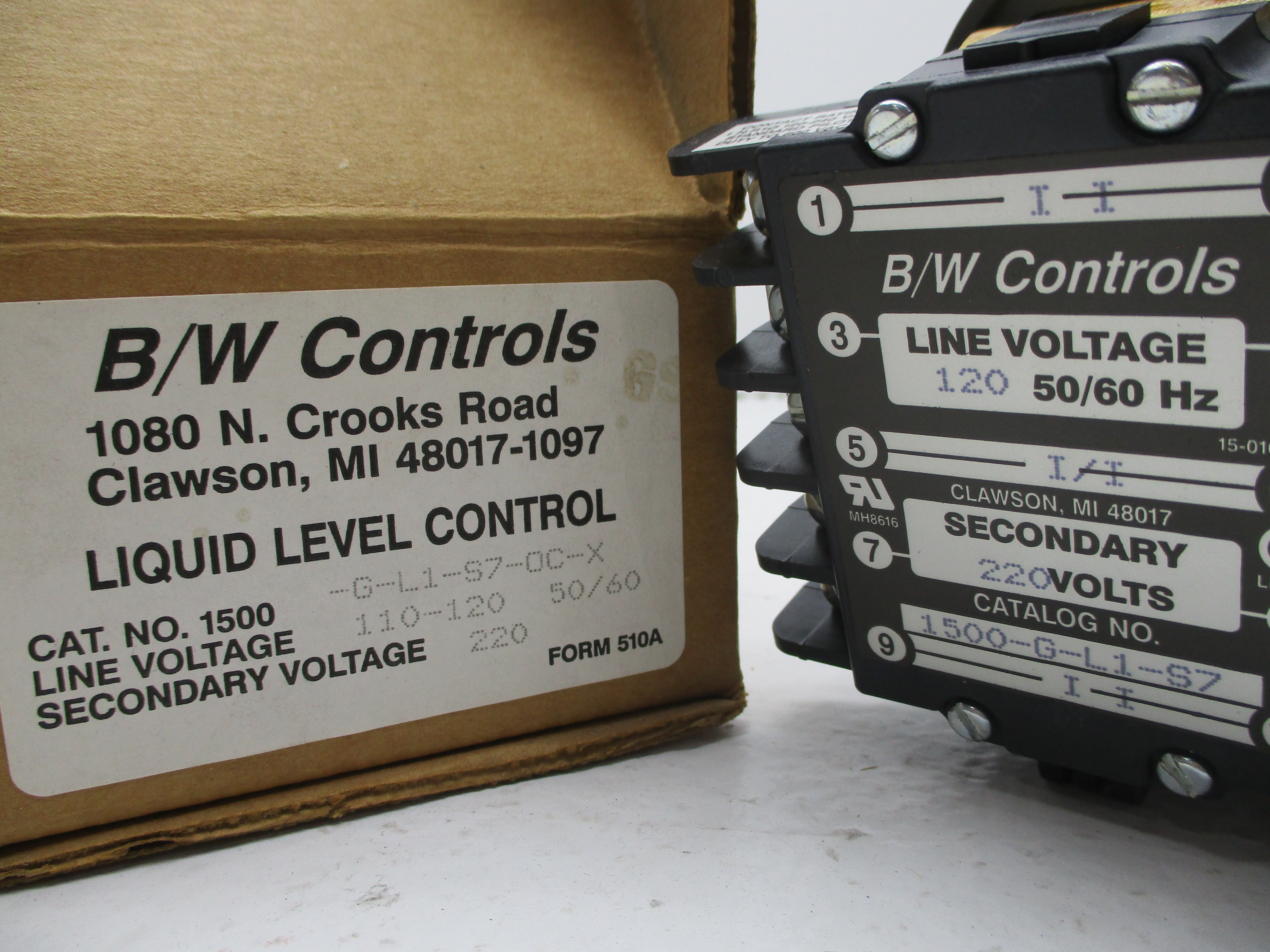 B/W CONTROLS 1500-G-L1-S7-OC-X NSMP