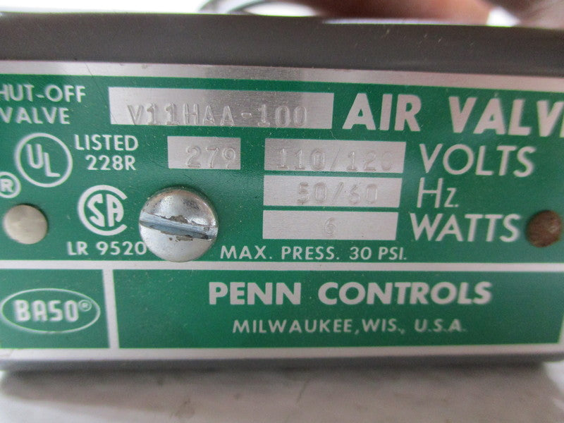 PENN CONTROLS V11HAA-100 NSNP
