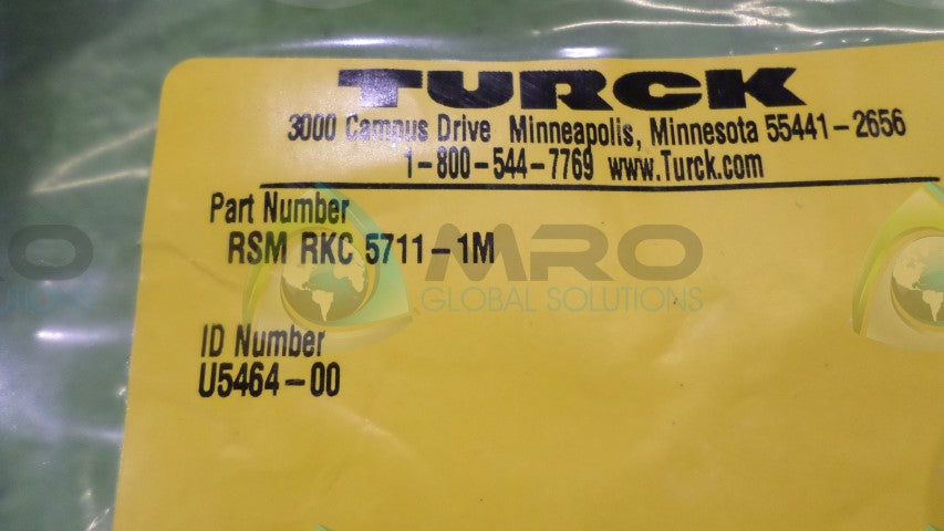 TURCK RSM-RKC-5711-1M CONNECTOR *NEW IN ORIGINAL PACKAGE*