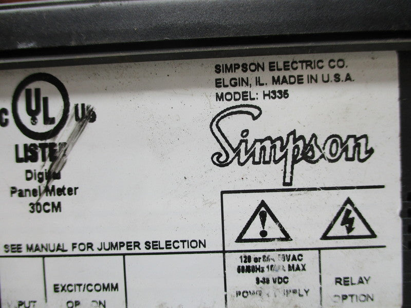 SIMPSON H335 UNMP