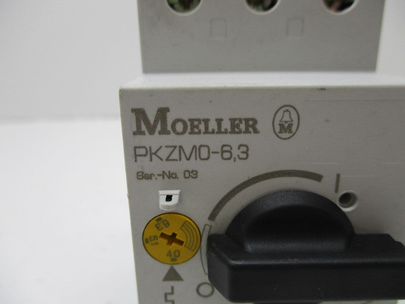 KLOCKNER MOELLER PKZM0-6,3 MANUAL MOTOR STARTER 4.0-6.3A *NEW NO BOX*