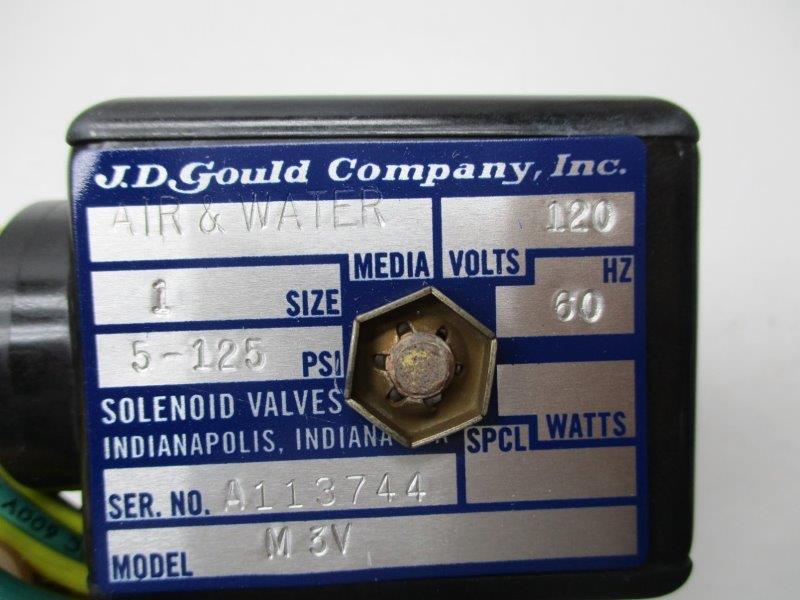 J.D GOULD M3V 120V 125PSI 1" NSNP