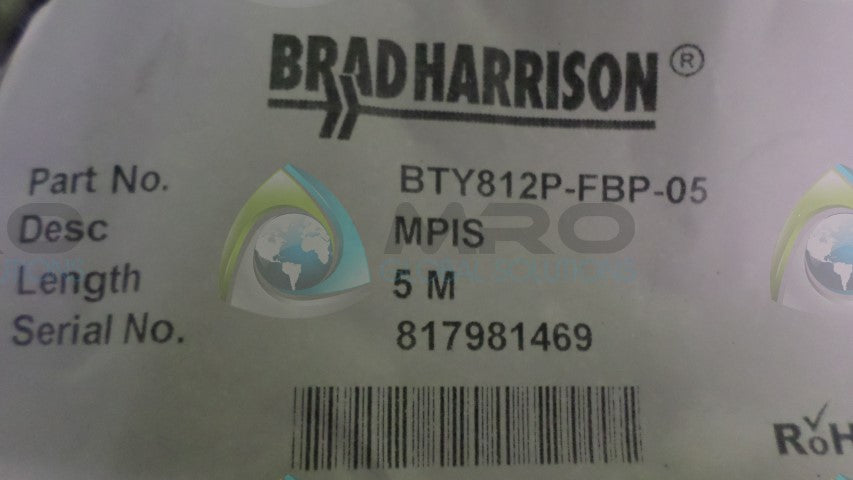 BRAD HARRISON BTY812P-FBP-05 DUAL-IO JUNCTION BOX *NEW NO BOX*