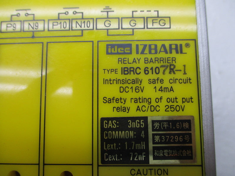 IDEC IBRC6107R-1 UNMP