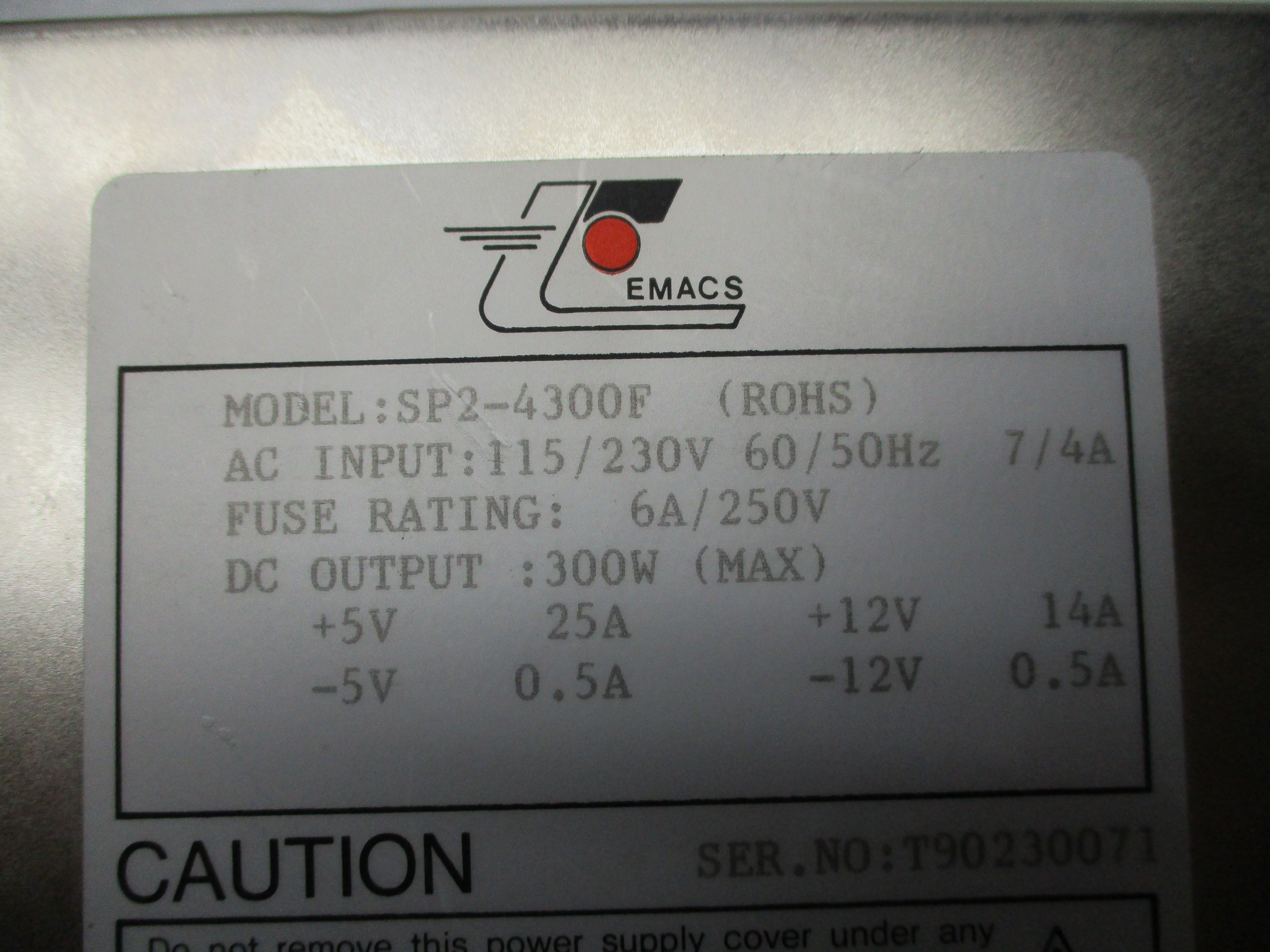 EMACS SP2-4300F UNMP