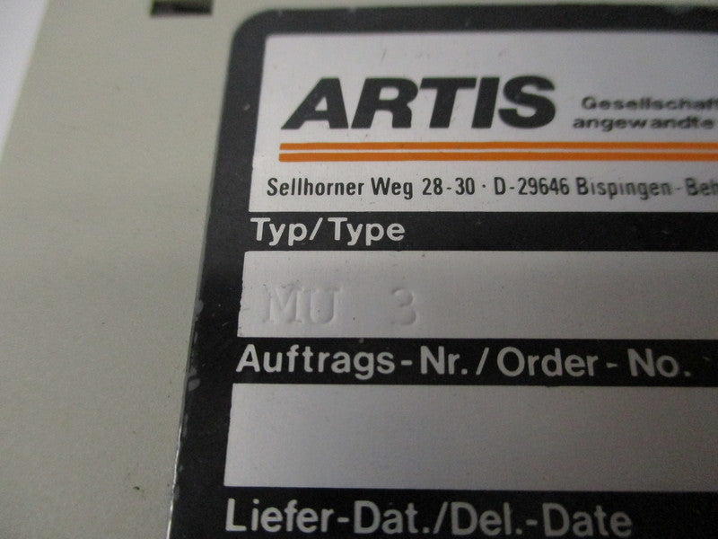 ARTIS MU3 NSNP