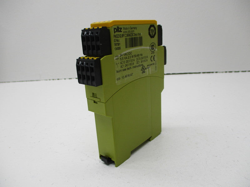 PILZ PNOZX2.8PC24VACDC-3N/01N/C SAFETY RELAY 24VAC/DC NSNP