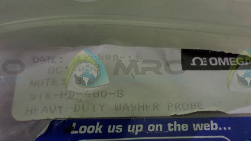 OMEGA WTK-HD-480-S WASHER PROBE *NEW NO BOX*
