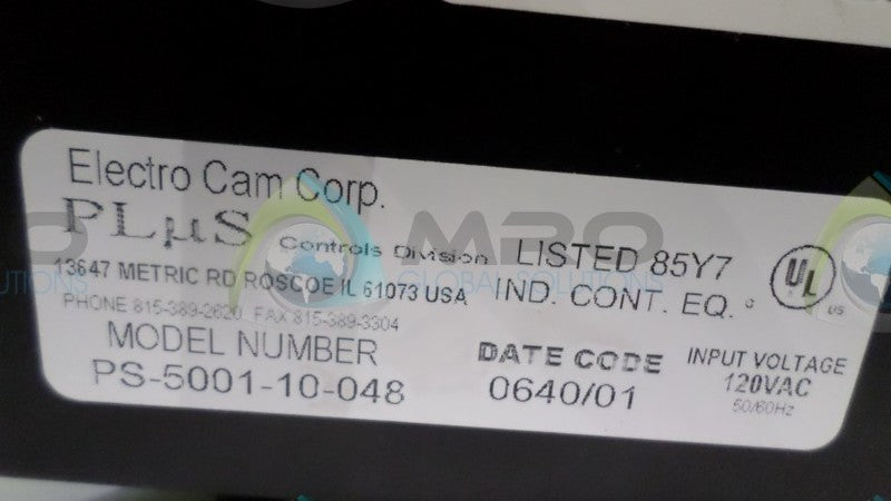 ELECTRO CAM CORP. PS-5001-10-048 PROGRAMMABLE LIMIT SWITCH *NEW NO BOX*