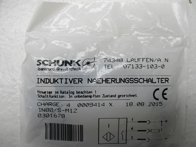 SCHUNK IN80/S-M12 0301578 NSMP