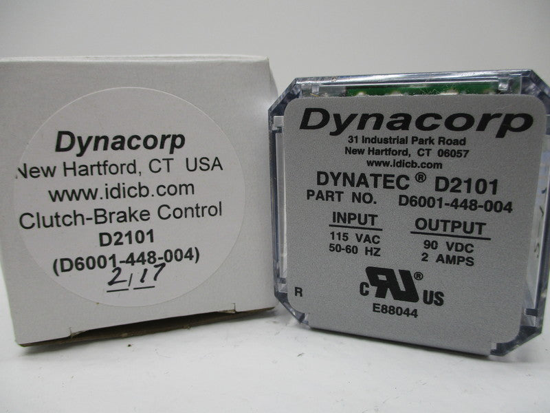 DYNACORP D6001-448-004 D2101 RELAY MODULE 115VAC 90VDC 2A 50/60HZ NSMP