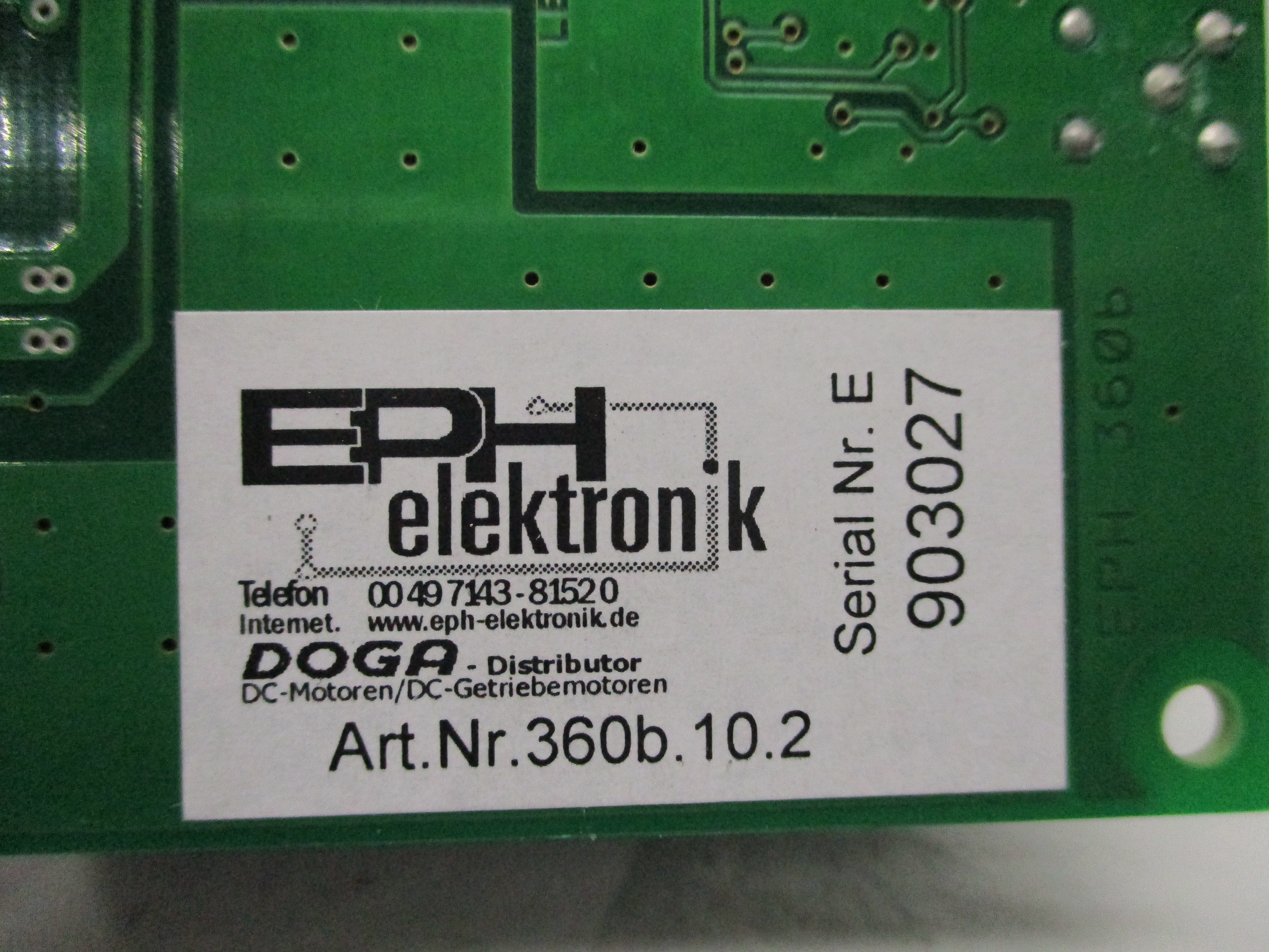 EPH ELEKTRONIK 360b.10.2 NSNP