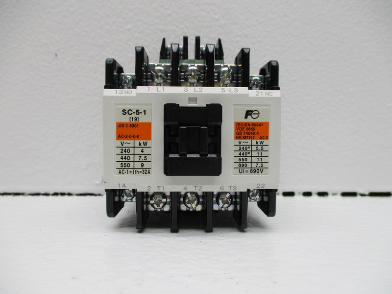 FUJI ELECTRIC SC-5-1 4NC0H0#11 CONTACTOR 110/600V 50/60HZ NSNP