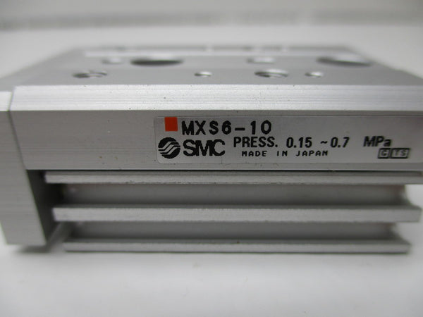 SMC MXS6-10 AIR CYLINDER SLIDE TABLE  NSNP