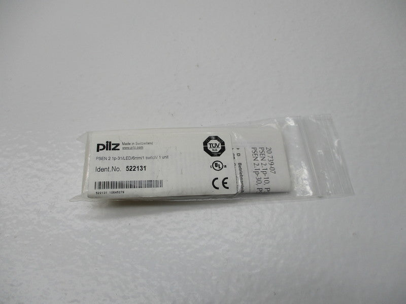 PILZ PSEN2.1p-31/LED-6mm/1SWITCH/1UNIT 522131 NSMP
