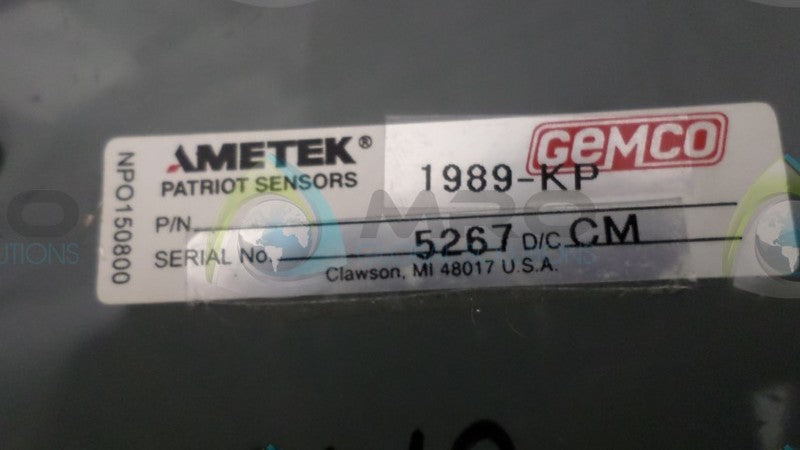 METEK 1989KP CONTROL PANEL  UNMP