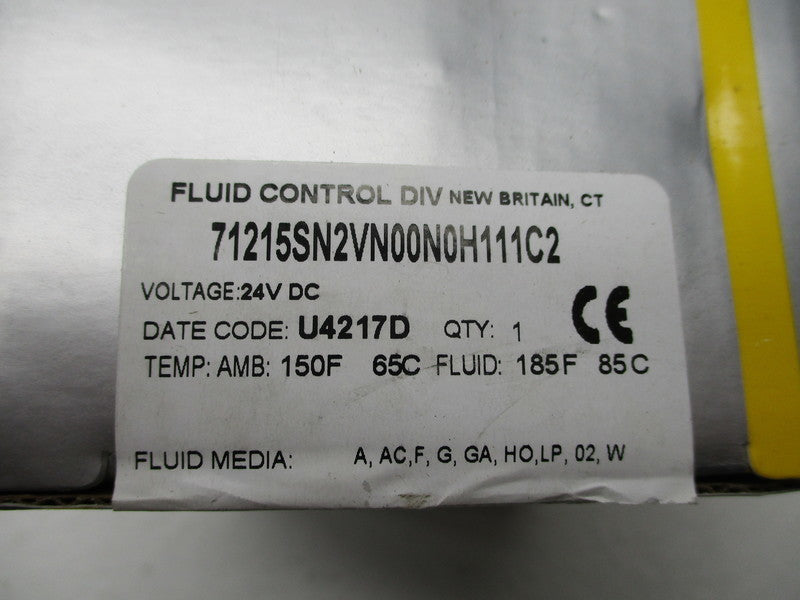 PARKER 71215SN2VN00N0H111C2 24V NSFS