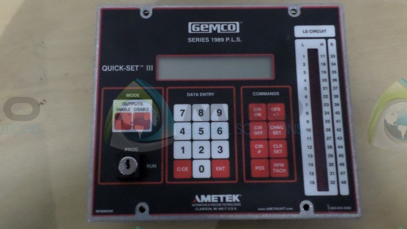 METEK 1989KP CONTROL PANEL  UNMP