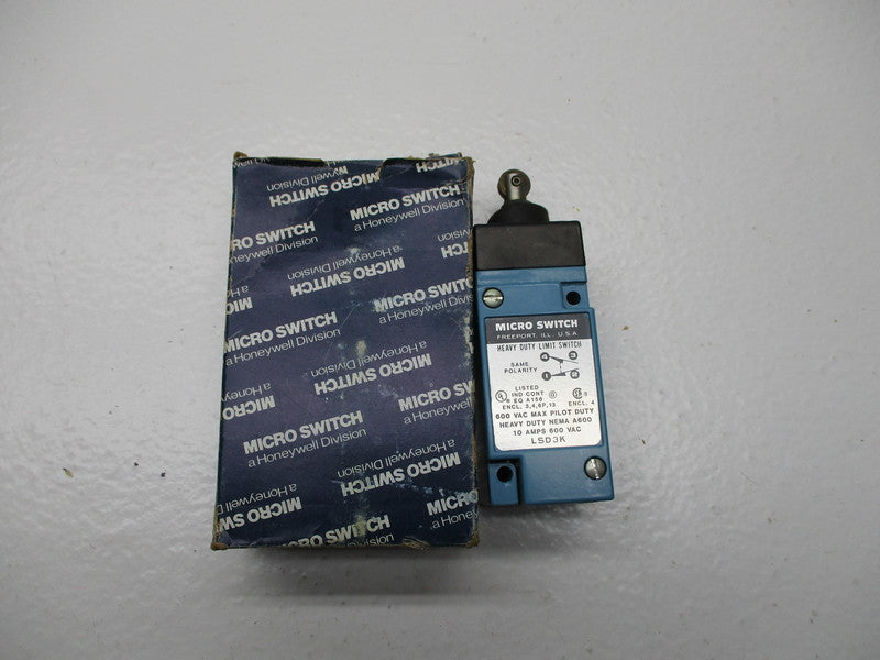 MICROSWITCH LSD3K HEAVY DUTY LIMIT SWITCH *NEW IN BOX*