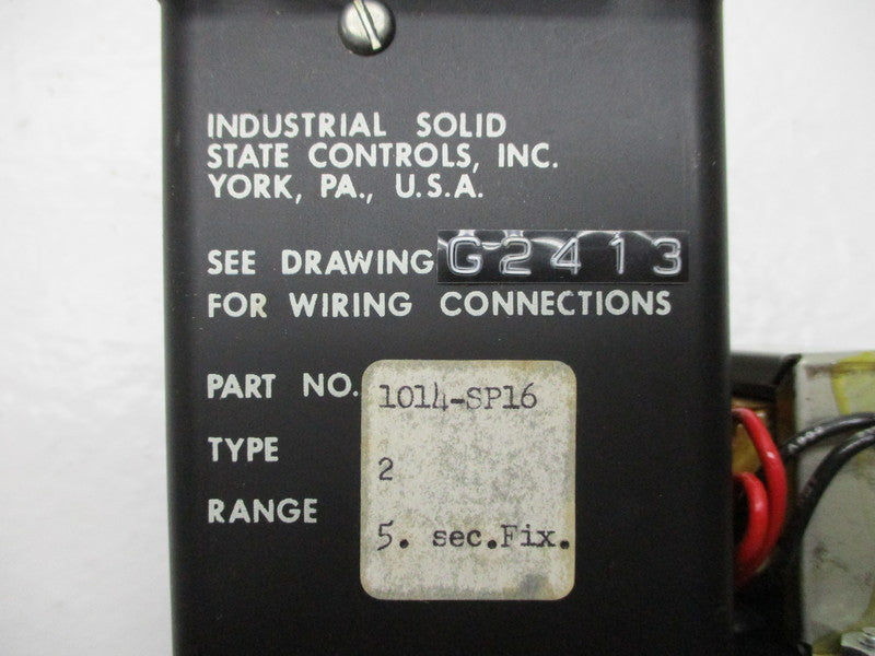 ISSC 1014-SP16 TIME DELAY RELAY NSNP