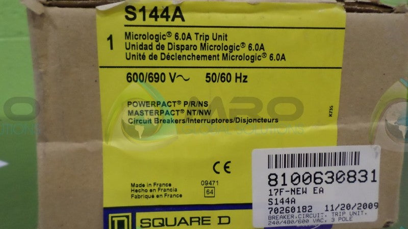 SQUARE D S144A * FACTORY SEALED *