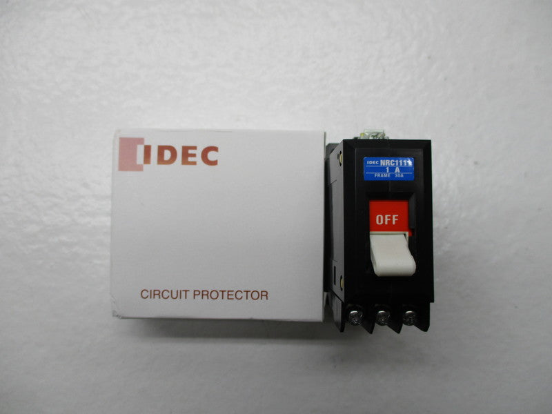 IDEC NRC111L-1AAA CIRCUIT BREAKER 1A 220V/250V NSMP