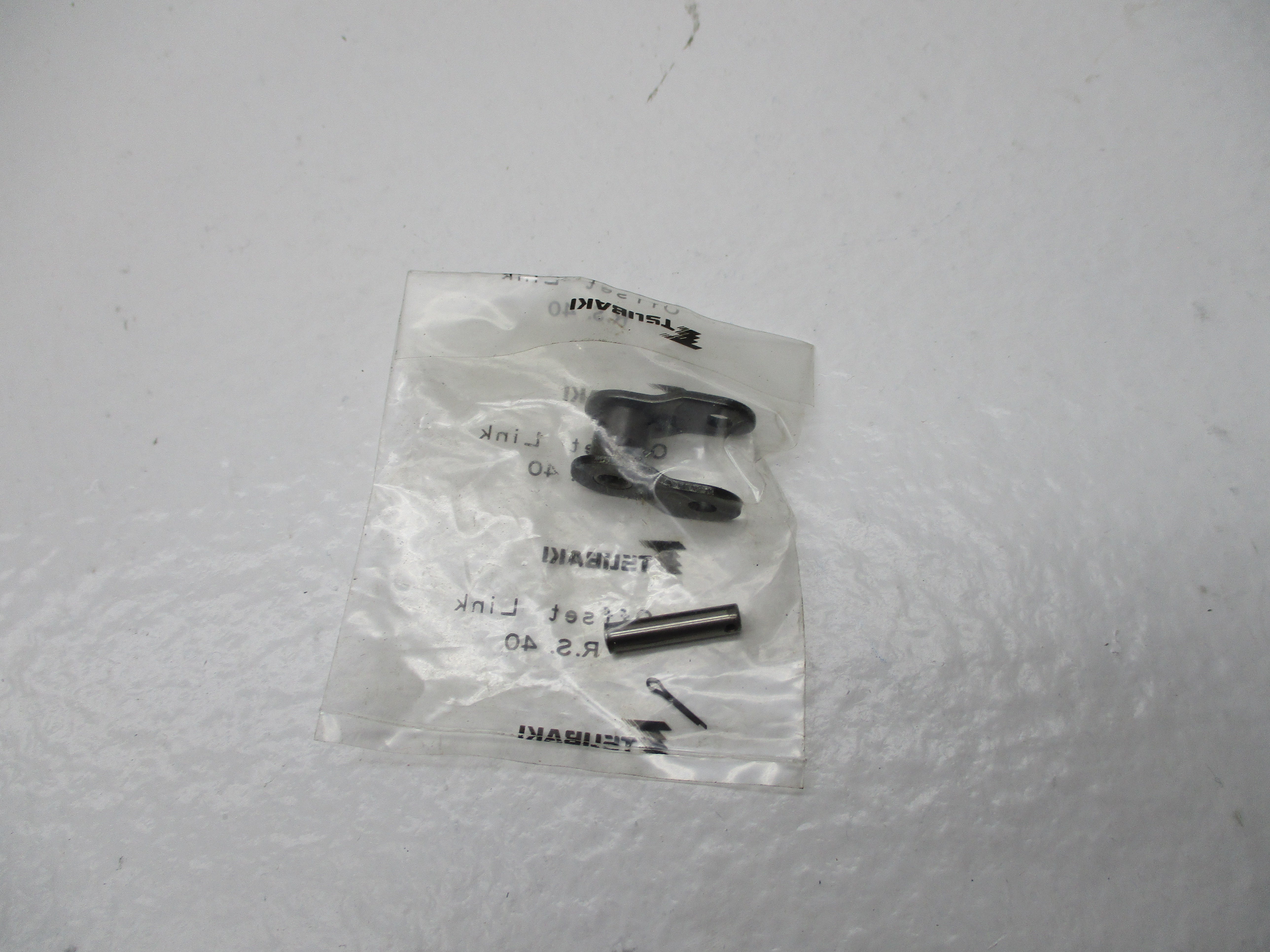 TSUBAKI R.S.40 OFFSET LINK *NEW IN FACTORY BAG*